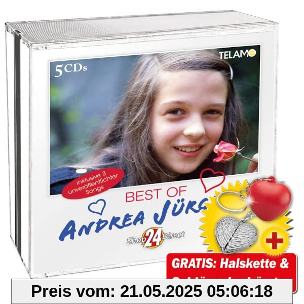 Andrea Jürgens Best Of + GRATIS Halskette & Schlüsselanhänger Andrea Jürgens Best Of + GRATIS Halskette & Schlüsselanhänger von unbekannt