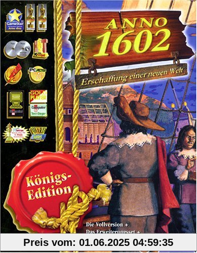 Anno 1602. Königsedition. CD- ROM für Windows 95/98. Erschaffung einer neuen Welt Anno 1602. Königsedition. CD- ROM für Windows 95/98. Erschaffung einer neuen Welt von unbekannt