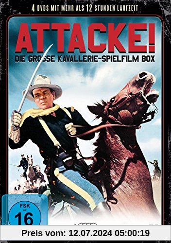 Attacke! - Die grosse Kavallerie-Spielfilm Box [4 DVDs] von unbekannt