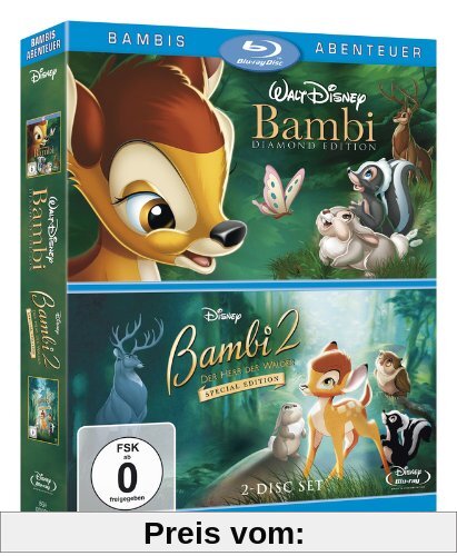 Bambi / Bambi 2 - Der Herr der Wälder [Blu-ray] von unbekannt