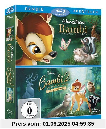 Bambi / Bambi 2 - Der Herr der Wälder [Blu-ray] von unbekannt