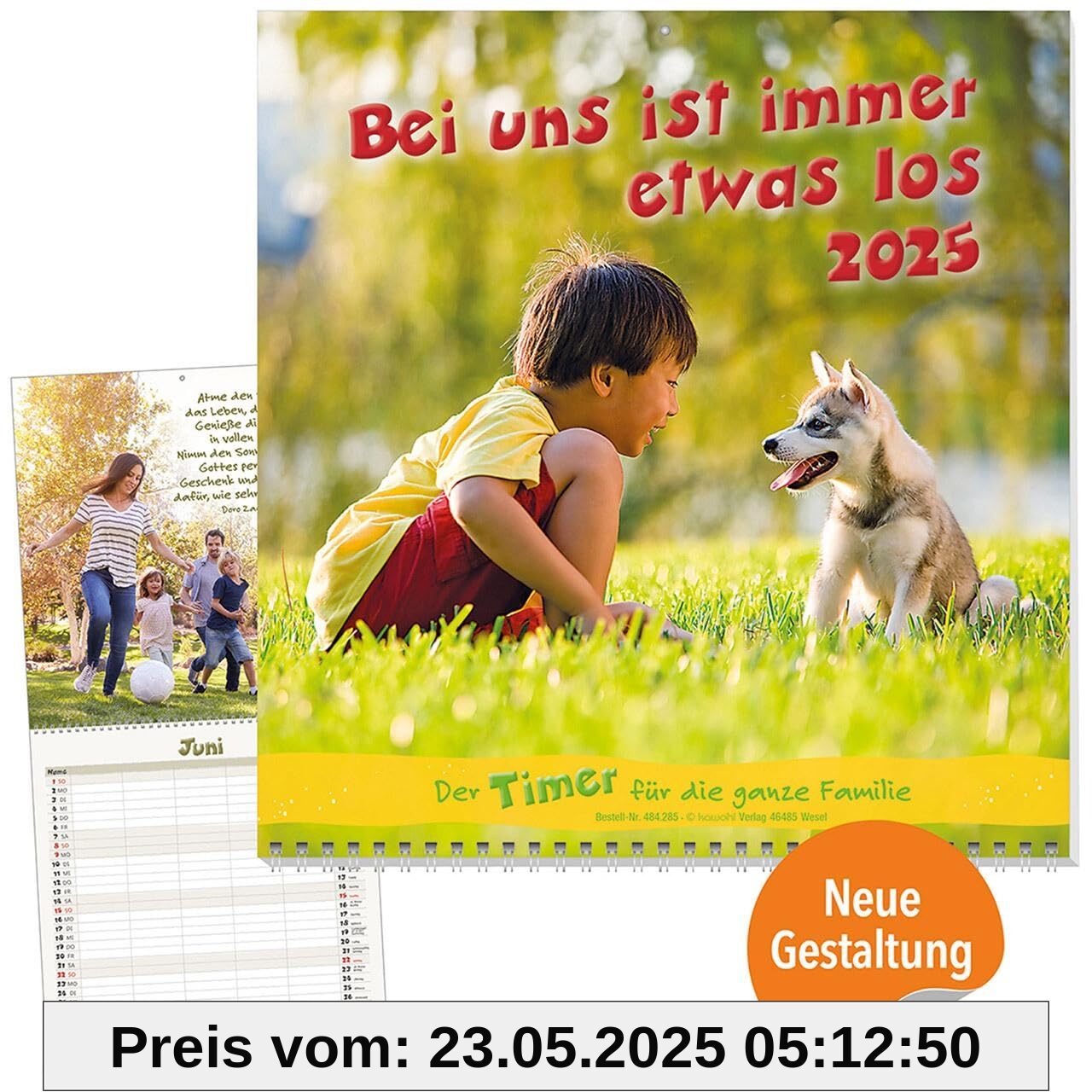 Bei uns ist immer etwas los 2025: Familien-Timer Bei uns ist immer etwas los 2025: Familien-Timer von unbekannt
