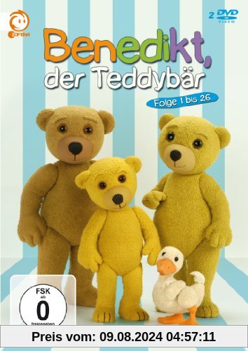 Benedikt, der Teddybär - Folge 1-26 [2 DVDs] von unbekannt