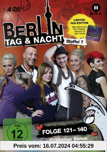 Berlin - Tag & Nacht - Staffel 7/Folge 121-140 - Fan Edition [Limited Edition] [4 DVDs] von unbekannt