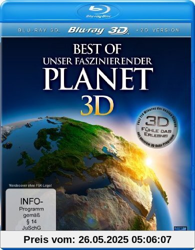 Best Of Unser faszinierender Planet (inkl. 2D-Version) [3D Blu-ray] [Collector's Edition] von unbekannt