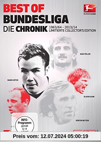 Best of Bundesliga - Die Chronik (1963-2014 Collector's Edition im edlen Metallic-Schuber) (9-DVD-Box) von unbekannt