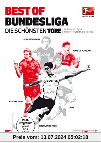 Best of Bundesliga - Die schönsten Tore aus 50 Jahren Bundesliga (1963-2014) [6 DVDs] von unbekannt