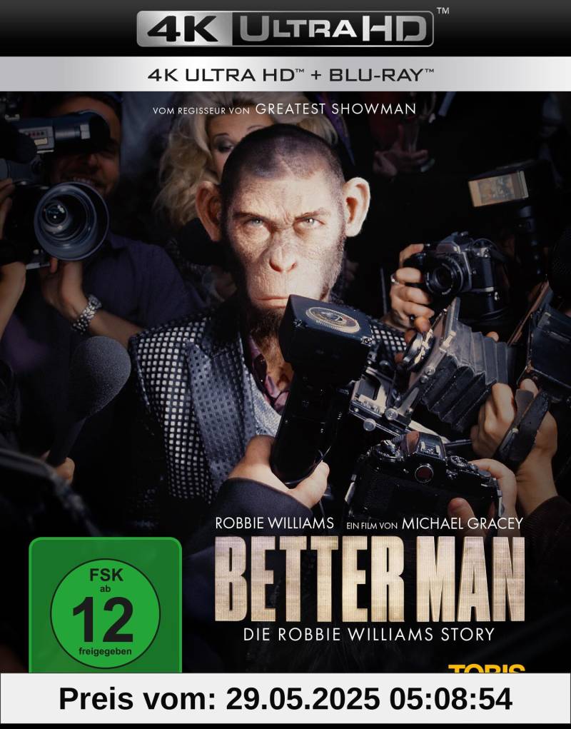Better Man - Die Robbie Williams Story (4K Ultra HD) (+ Blu-ray) von unbekannt