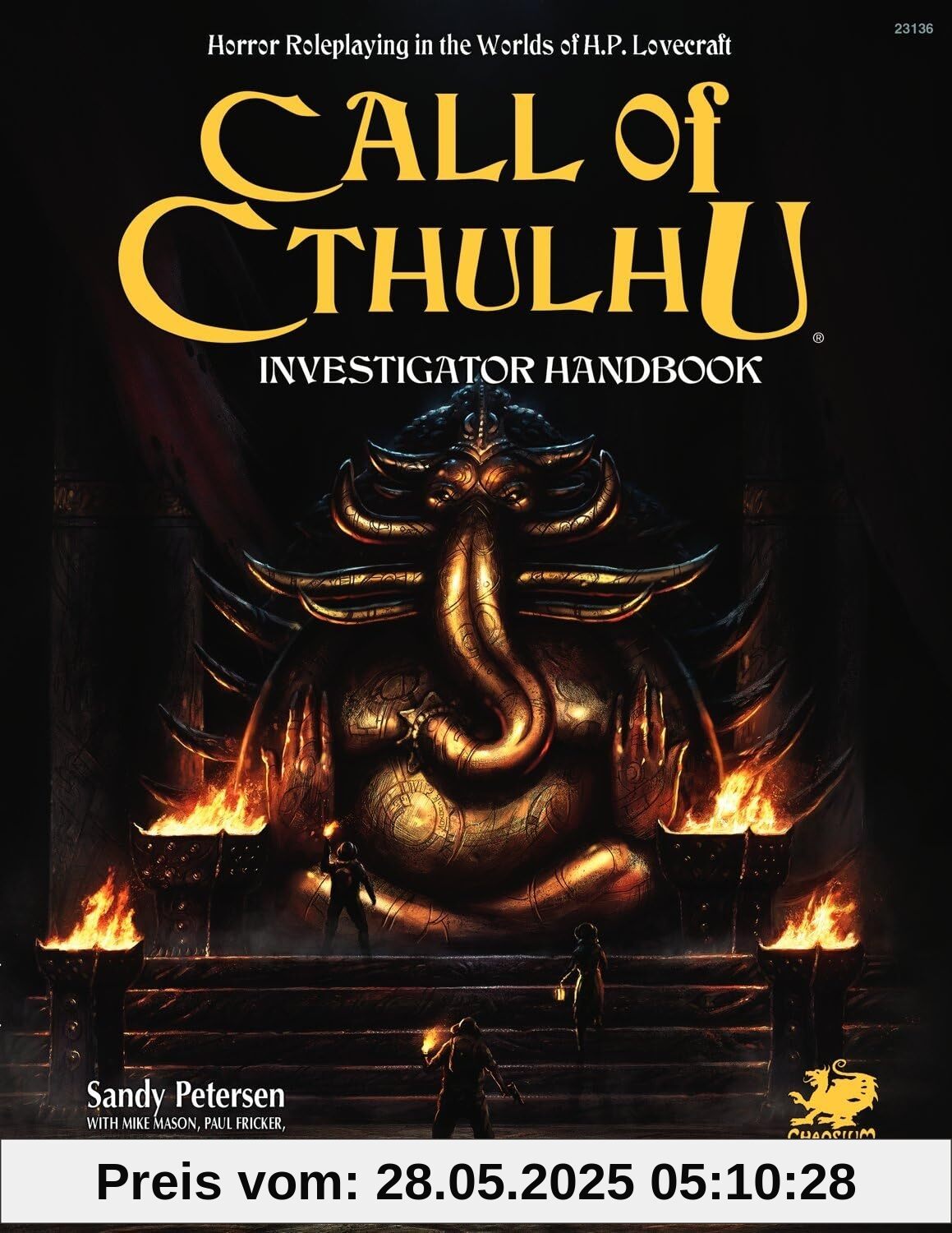 Call of Cthulhu Investigator Handbook (Call of Cthulhu Roleplaying) von unbekannt