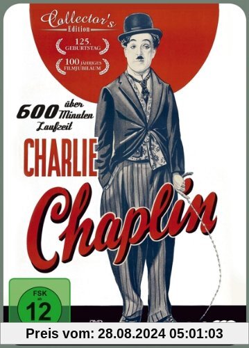 Charlie Chaplin - 3 DVD (612 Minuten) Metal Box von unbekannt