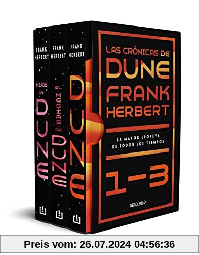 DUNE (estuche con: Dune | El mesías de Dune | Hijos de Dune): Dune / El Mesías De Dune / Hijos De Dune / Dune / Dune Messiah / Children of Dune (Best Seller) von unbekannt