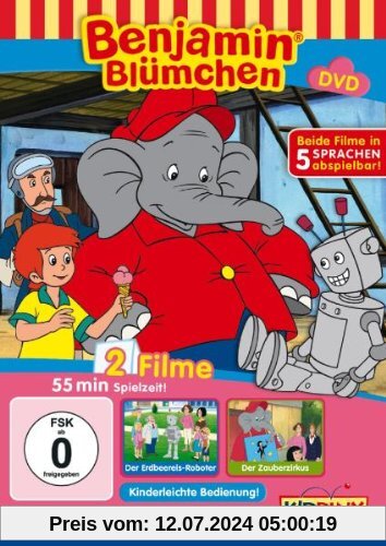 DVD Benjamin Blümchen - Der Erdbeereis- Roboter/ Der Zauberzirkus von unbekannt