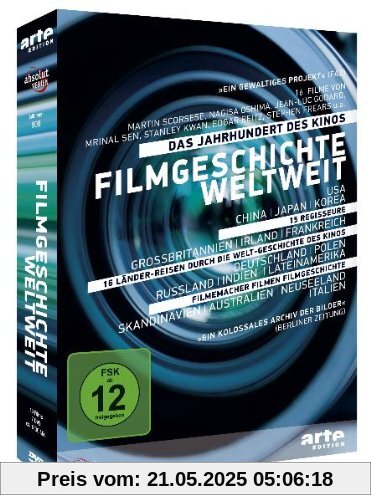 Das Jahrhundert des Kinos - Filmgeschichte weltweit (7 Discs) von unbekannt