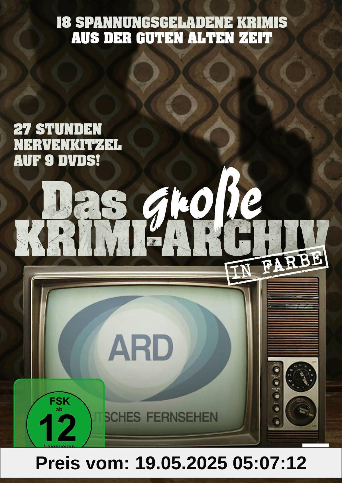 Das große Krimi-Archiv, Vol. 2 / Weitere 18 spannungsgeladene Krimi-Straßenfeger [9 DVDs] von unbekannt