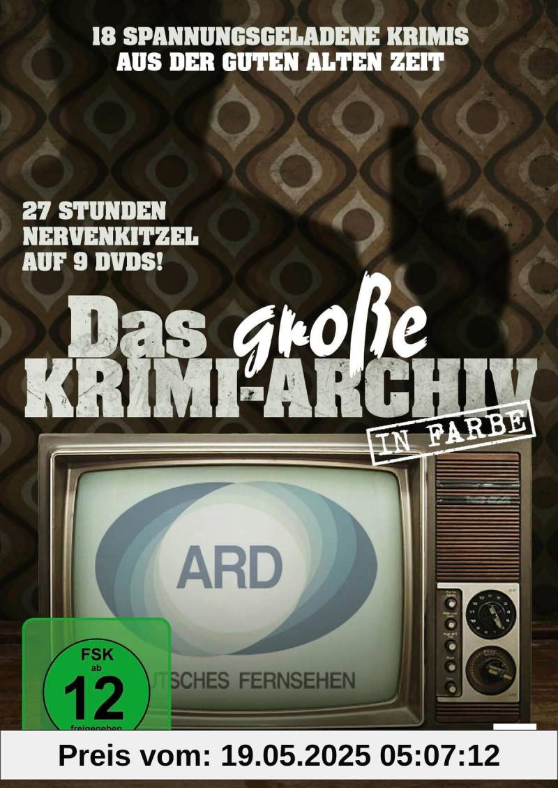 Das große Krimi-Archiv, Vol. 2 / Weitere 18 spannungsgeladene Krimi-Straßenfeger [9 DVDs] von unbekannt