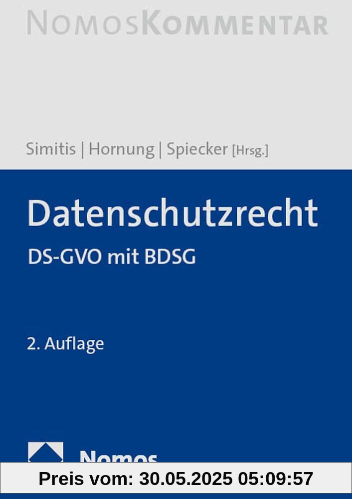 Datenschutzrecht: DS-GVO/BDSG von unbekannt