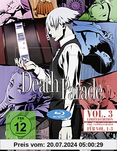 Death Parade Vol. 3 (+ Sammelschuber) [Blu-ray] [Limited Edition] von unbekannt