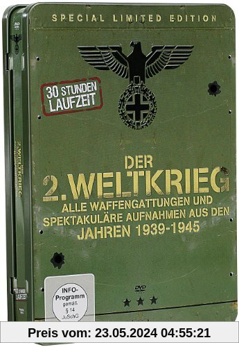 Der 2. Weltkrieg - Alle Waffengattungen und spektakuläre Aufnahmen aus den Jahren 1939-1945 (Special Limited Edition) [6 DVDs] von unbekannt