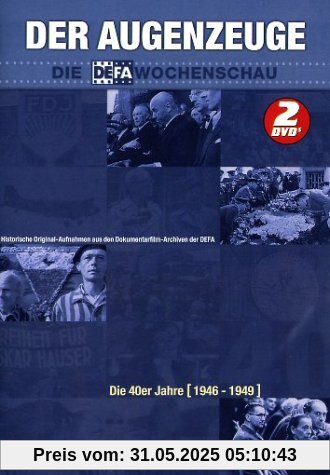 Der Augenzeuge - Die DEFA Wochenschau - Die 40er Jahre (1946 - 1949) (2 DVDs) von unbekannt