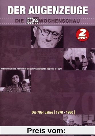 Der Augenzeuge - Die DEFA Wochenschau - Die 70er Jahre (1970 - 1980) (2 DVDs) von unbekannt