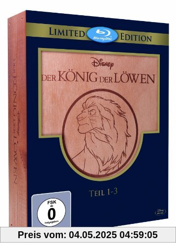 Der König der Löwen 1-3 - Trilogie (Holzbox) [Blu-ray] [Limited Edition] von unbekannt