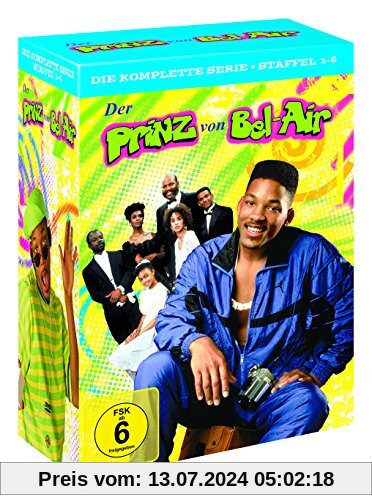 Der Prinz von Bel-Air - Die komplette Serie (Staffel 1-6) (exklusiv bei Amazon.de) [Limited Edition] [23 DVDs] von unbekannt