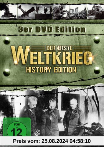 Der erste Weltkrieg - History Edition (100 Jahre Erster Weltkrieg - Dokumentation in 7 Teilen) [3 Disc Set] von unbekannt