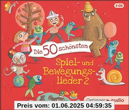 Die 50 schönsten Spiel- und Bewegungslieder 2: (3 CD) von unbekannt