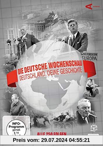 Die Deutsche Wochenschau - Deutschland, deine Geschichte: Alle 250 Folgen Gesamtedition (14 Discs) von unbekannt