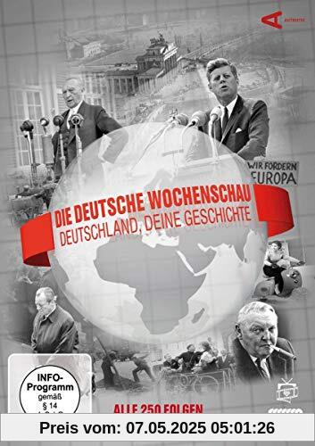 Die Deutsche Wochenschau - Deutschland, deine Geschichte: Alle 250 Folgen Gesamtedition (14 Discs) von unbekannt