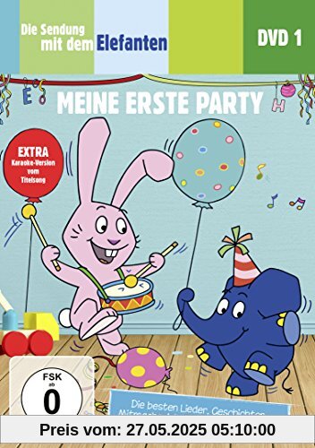 Die Sendung mit dem Elefanten, DVD 1 - Meine erste Party von unbekannt