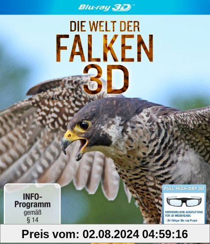 Die Welt der Falken 3D [3D Blu-ray] von unbekannt