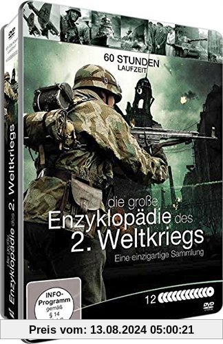 Die große Enzyklopädie des 2. Weltkriegs - 12 DVD Steelbox von unbekannt