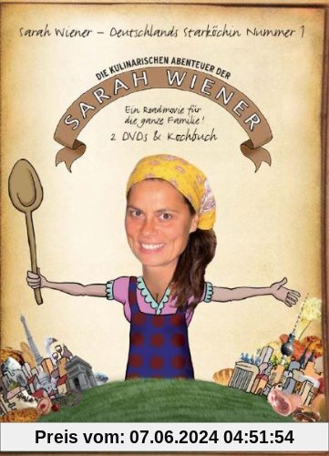Die kulinarischen Abenteuer der Sarah Wiener 1 (2 DVDs + Kochbuch) von unbekannt