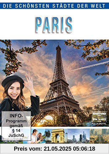 Die schönsten Städte der Welt - Paris (Der DVD-Reiseführer) von unbekannt