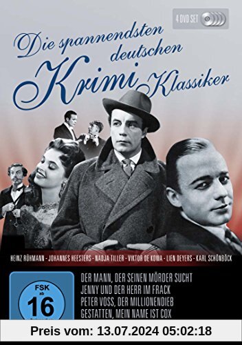 Die spannendsten deutschen Krimi-Klassiker [4 DVDs] von unbekannt
