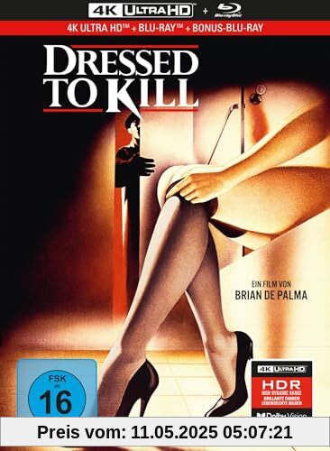 Dressed to Kill - 3-Disc Limited Collector's Edition im Mediabook (4K Ultra HD + Blu-ray + Bonus-Blu-ray) von unbekannt