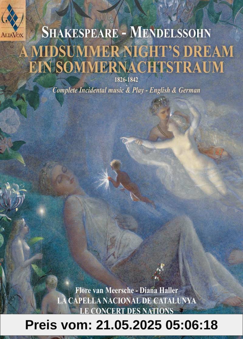 Ein Sommernachtstraum (Kompl. Bühnenmusik und Spiel: Engl. & Deutsch) von unbekannt
