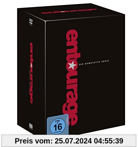 Entourage - Die komplette Serie (Staffel 1-8) (exklusiv bei Amazon.de) [Limited Edition] [21 DVDs] von unbekannt