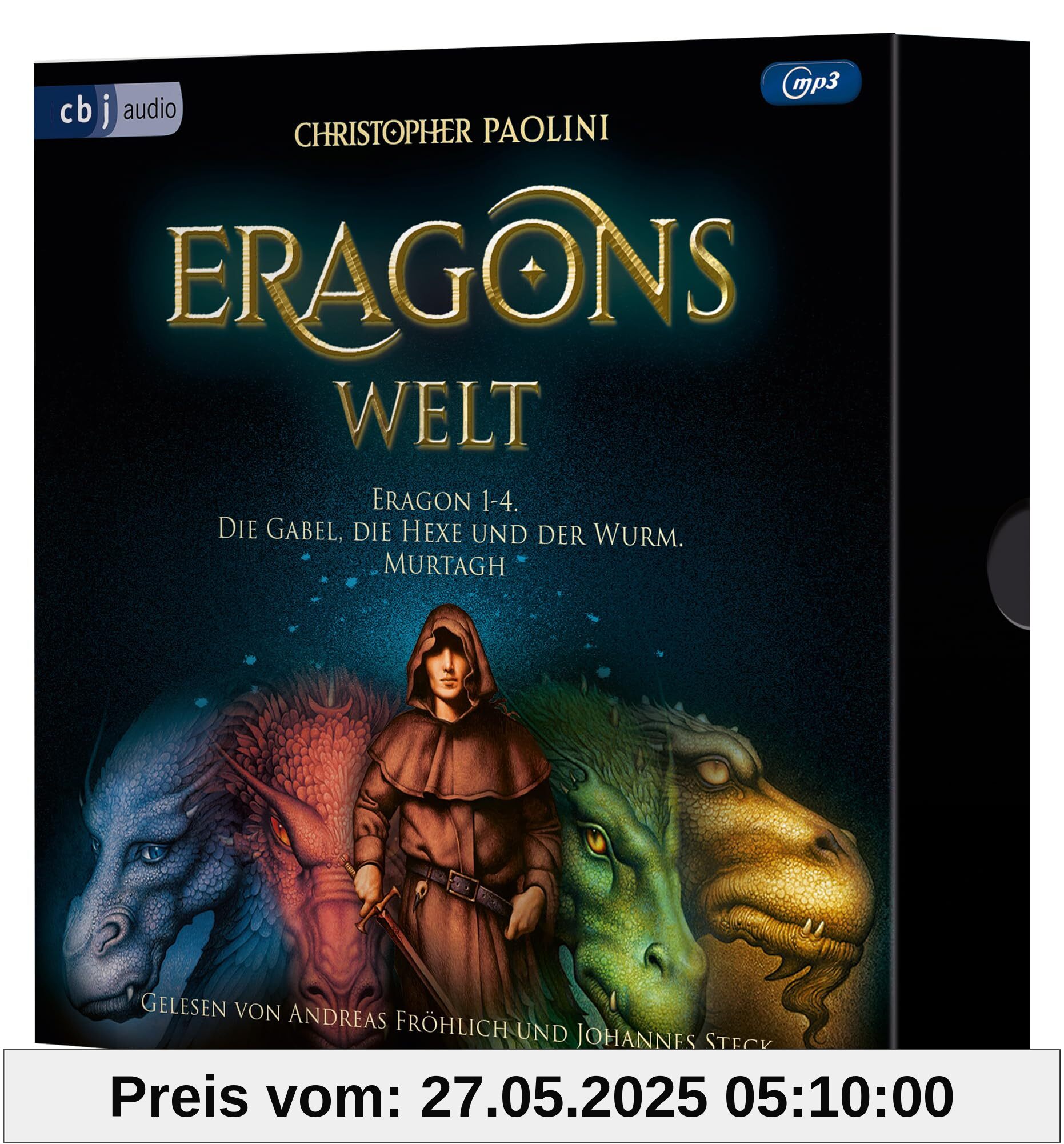 Eragons Welt - Das Vermächtnis der Drachenreiter - Der Auftrag des Ältesten - Die Weisheit des Feuers - Das Erbe der Macht - Die Gabel, die Hexe und der Wurm - Murtagh: Die große Hörbuch-Box - Eragons Welt - Das Vermächtnis der Drachenreiter - Der Auftrag des Ältesten - Die Weisheit des Feuers - Das Erbe der Macht - Die Gabel, die Hexe und der Wurm - Murtagh: Die große Hörbuch-Box - von unbekannt