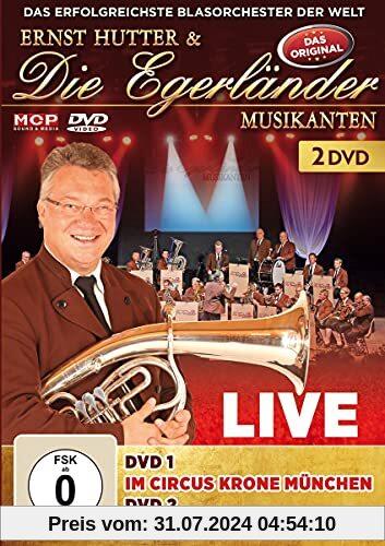 Ernst Hutter & Die Egerländer Musikanten - Live - Im Circus Krone München & Open Air in Altus [2 DVDs] von unbekannt
