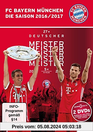 FC Bayern München - Die Saison 2016/2017 [2 DVDs] von unbekannt