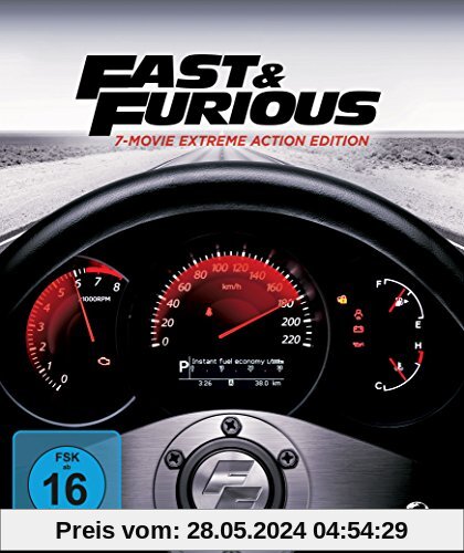 Fast & Furious - 7-Movie Digibook Collection - Limited Edition (+ Bonus DVD) [Blu-ray] von unbekannt
