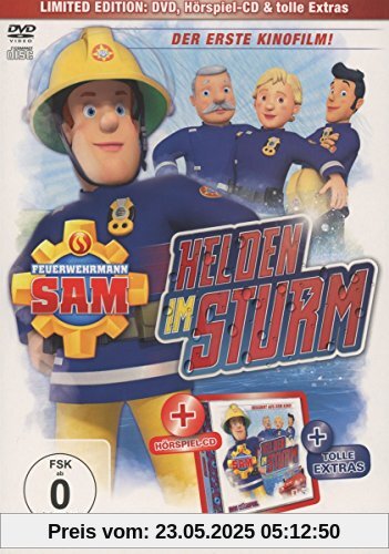 Feuerwehrmann Sam - Helden im Sturm  (+ Hörspiel-CD) [Limited Edition] [2 DVDs] von unbekannt