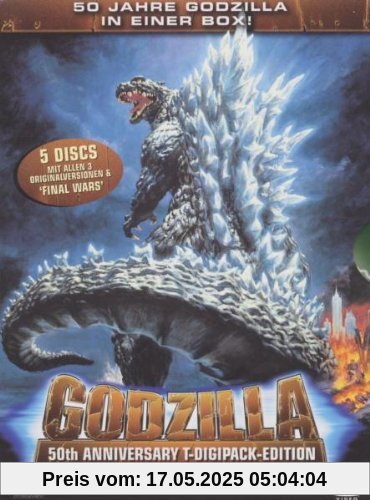 Godzilla - 50th Anniversary T-Digi-Pak Edition [Limited Edition] [5 DVDs] von unbekannt