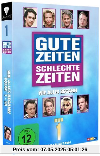 Gute Zeiten-Schlechte Zeiten - Wie alles begann - Box 1/Folgen 01-50 [5 DVDs] von unbekannt