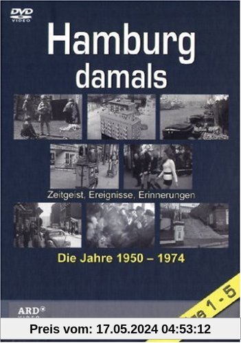 Hamburg damals - Die Jahre 1950-1974 [5 DVDs] von unbekannt