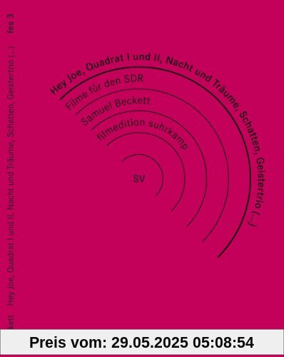 Hey Joe, Quadrat I und II, Nacht und Träume, Schatten, Geistertrio. Filme für den SDR [2 DVDs] von unbekannt