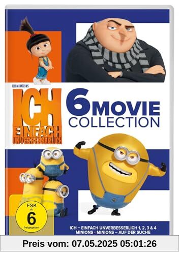 Ich einfach unverbesserlich & Minions - 6-Movie Collection [6 DVDs] von unbekannt