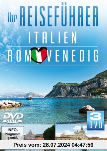 Ihr Reiseführer - Italien - Rom - Venedig (3DVDs) von unbekannt